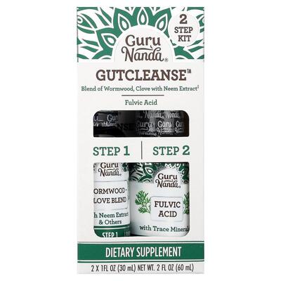 GuruNanda,GutCleanse™ 2 Step Kit , 2 Bottles