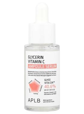 APLB,Glycerin Vitamin C Ampoule Serum , 1.35 fl oz (40 ml)