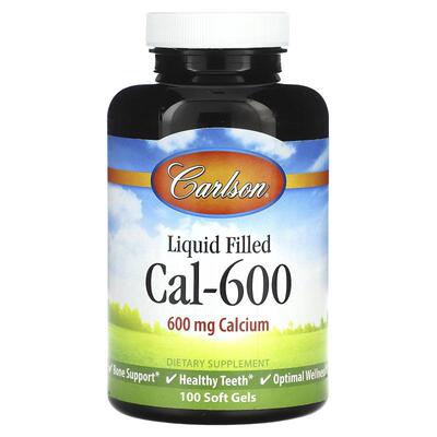 Carlson,液体填充 Cal-600，600 毫克，250 粒软凝胶