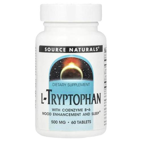 Source Naturals 左旋色氨酸辅酶B-6片