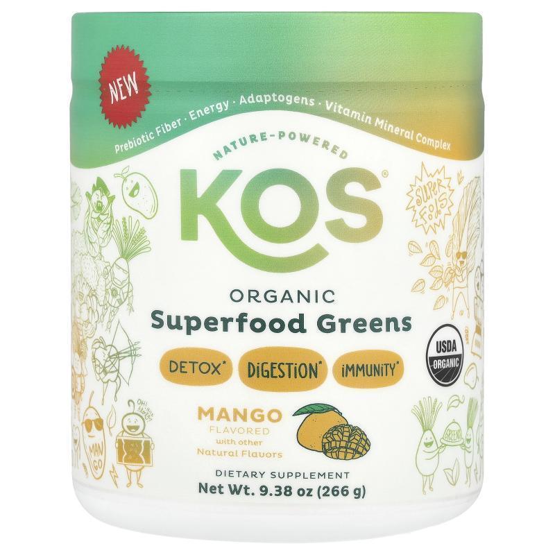 KOS, 有机 Super Greens浆果味