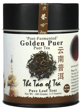 The Tao of Tea,Golden Puer Tea, Post-Fermented, 3.5 oz (100
