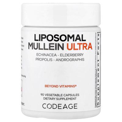 Codeage,Liposomal Mullein Ultra, 90 Vegetable Capsules