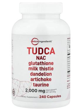Micro Ingredients,TUDCA , 240 Capsules