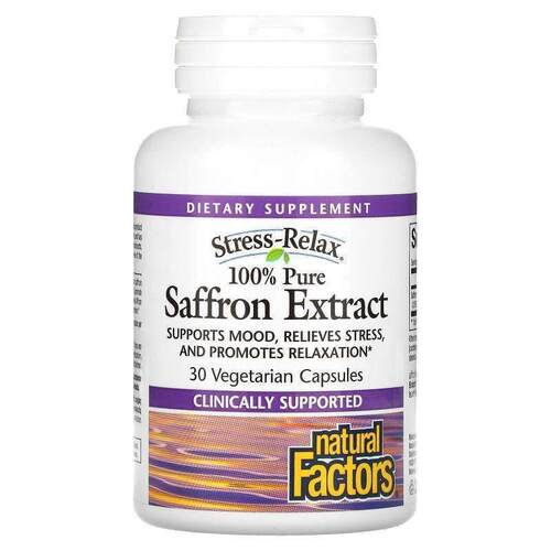 Natural Factors舒缓压力番红花提取物健康好眠