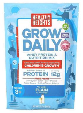 Healthy Heights,Grow Daily, Whey Protein &amp;amp; Nutri