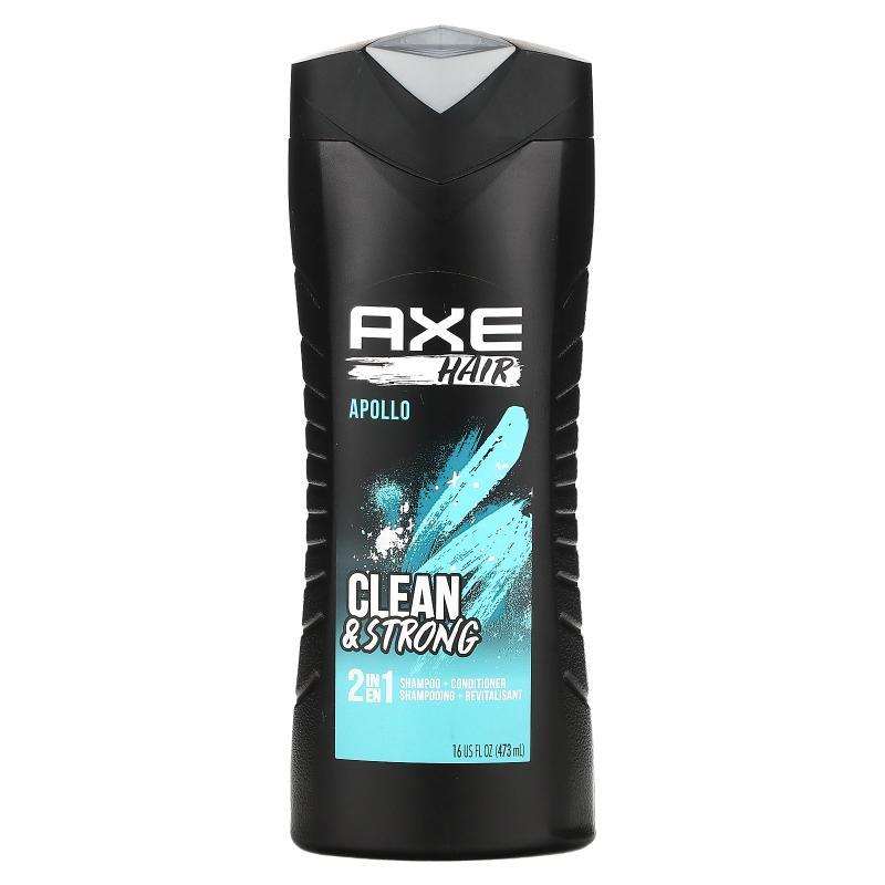 Axe,Hair, Apollo, 2 In 1 Shampoo + Conditioner, 16 fl oz (47