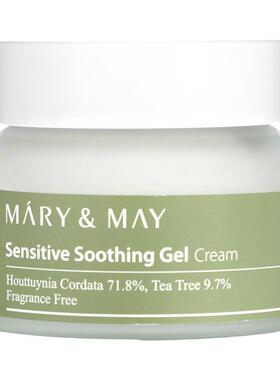 Mary & May,敏感舒缓啫喱状乳霜，2.46 盎司（70 克）