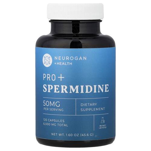 Neurogan Health,Pro+ Spermidine, 50 mg, 120 Capsules