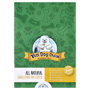 Yeti Dog Chew,Himalayan Yak Cheese, For Dogs, Coconut, 3 lbs