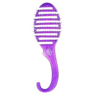 Purple Wet Detangler Shower Brush