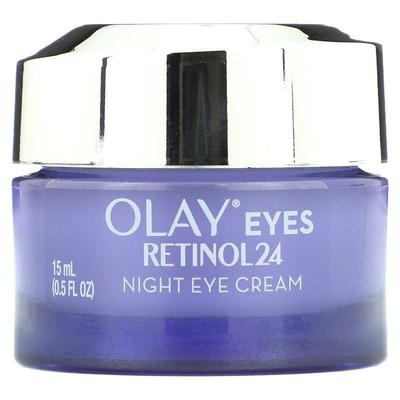 Olay,眼部，Retinol24，夜用眼霜，0.5 液量盎司（15 毫升）