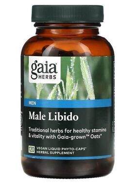 GaiaHerbs男性力比多全素液体Phyto-Caps耐力支持活力补充