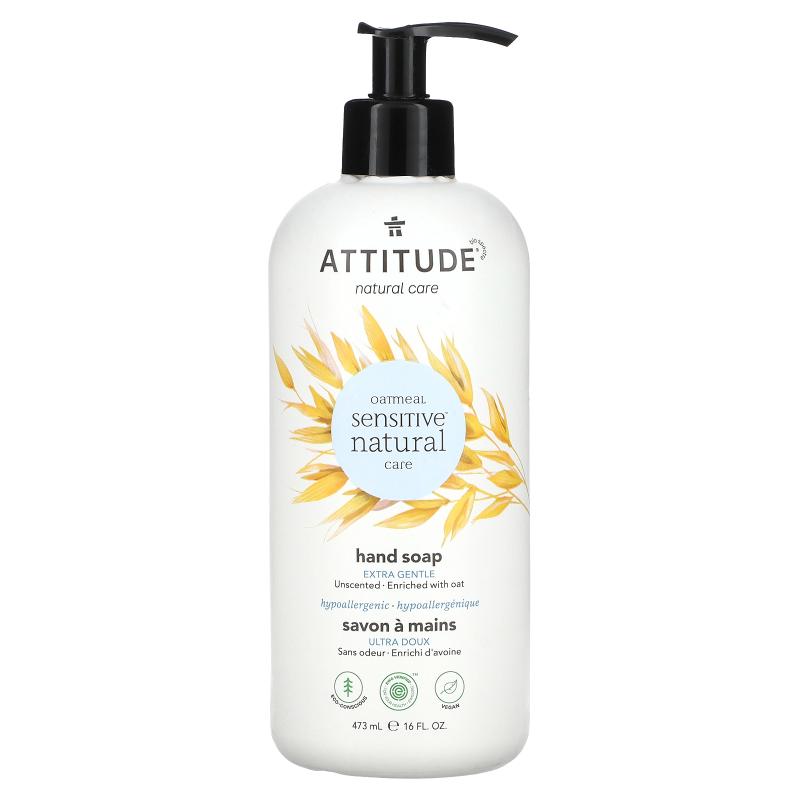 爱的态度,Oatmeal Sensitive Natural Care, Hand Soap, Unscente