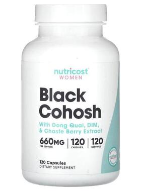 Nutricost,Women, Black Cohosh, 660 mg, 120 Capsules