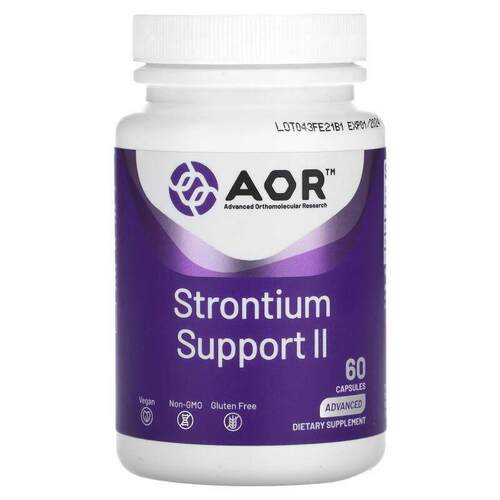 Advanced Orthomolecular Research AOR,Strontium Support II, 6