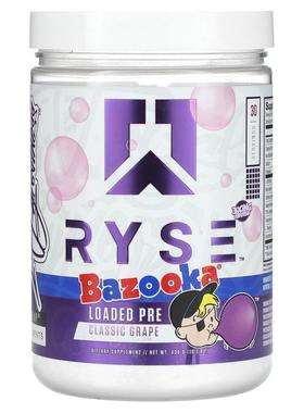 Ryse Supps,Loaded Pre，Bazooka，经典葡萄味，15.5 盎司（438