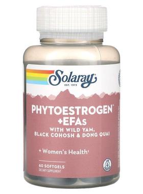 Solaray,Phytoestrogen + EFAs with Wild Yam, Black Cohosh &am
