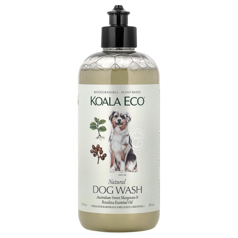 Koala Eco,Natural Dog Wash, Australian Sweet Marjoram & Rosa