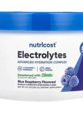 Nutricost,Electrolytes, Advanced Hydration Complex, Blue Ras