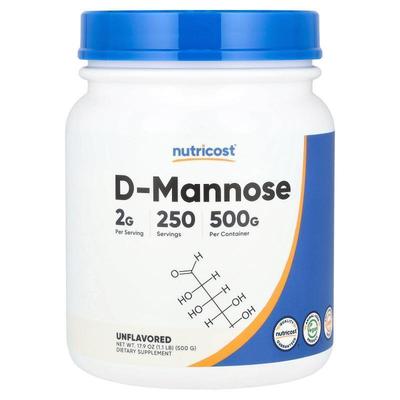 Nutricost,D-Mannose, Unflavored, 1.1 lbs (500 g)