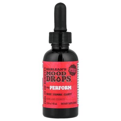 巴宁,Mood Drops™, To Perform, 1.5 fl oz (45 ml)