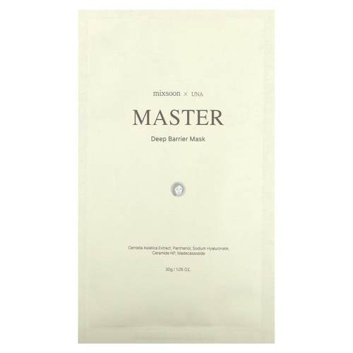 MIxsoon,Master深层屏障美容面膜，5片面膜，1.05盎司（30克）