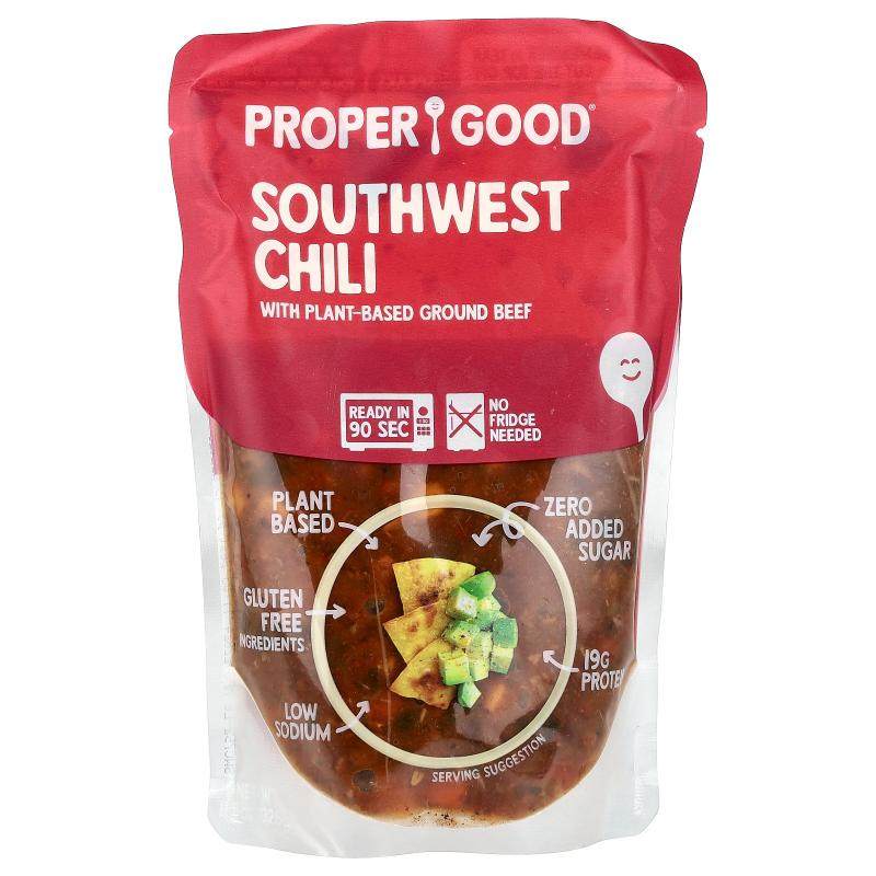 Proper Good, Inc,Southwest Chili With Plant-Based Ground Bee