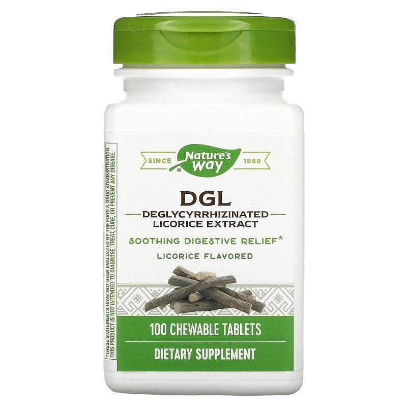 Nature's Way DGL 去甘草酸甘草甜素咀嚼片