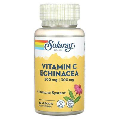 Solaray,Vitamin C Echinacea, 60 VegCaps