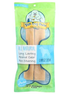 Yeti Dog Chew,Large Chew, For Dogs Up To 55 Lbs, 2 Piece, 7