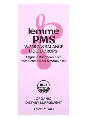 Lemme,PMS, Women's Balance Liquid Drops, 1 fl oz (30 ml)