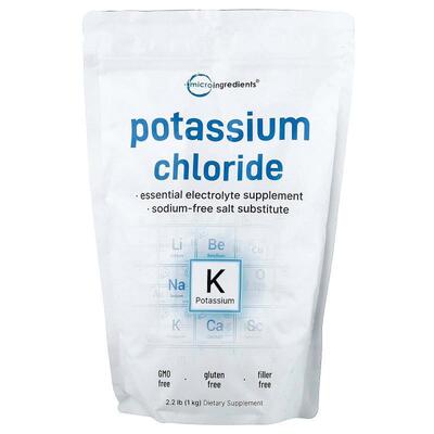 Micro Ingredients,Potassium Chloride, 2.2 lb (1 kg)