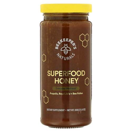Beekeeper's Naturals,SuperFood 蜂蜜，4.4 盎司（125 克）