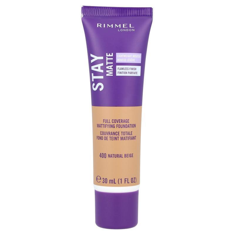 芮谜,Stay Matte, Lightweight Mousse, 400 Natural Beige, 1 fl