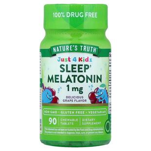 Just Delicious Grape Melatonin Truth Sleep Nature Kidz