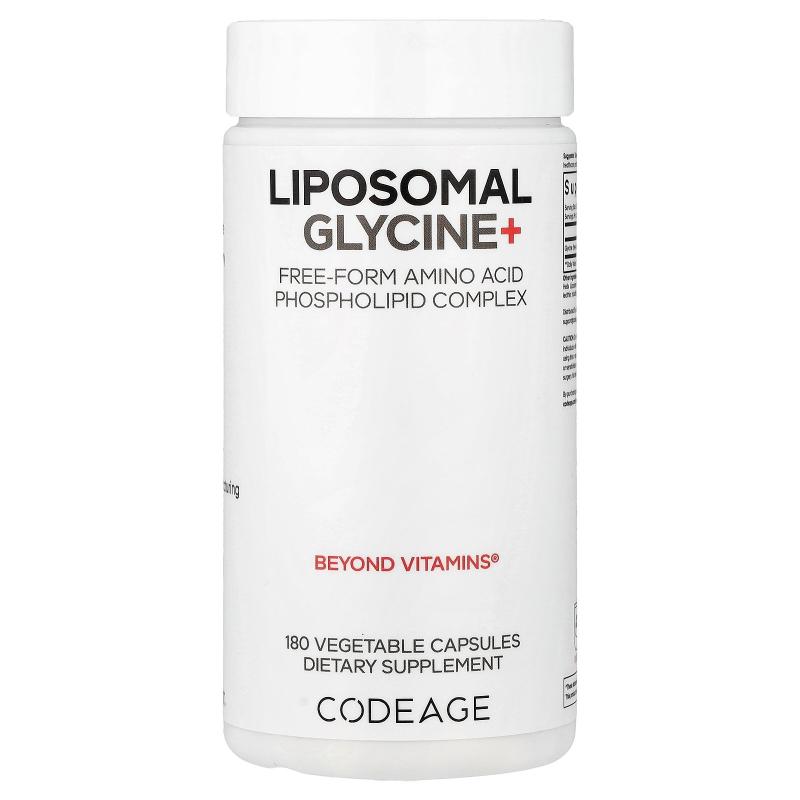 Codeage,Liposomal Glycine+, 180 Vegetable Capsules
