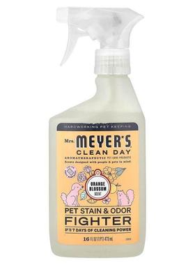 梅耶太太,Pet Stain & Odor Fighter, Orange Blossom, 16 fl