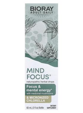 Bioray Mind Zeal专注和精神能量不含酒精