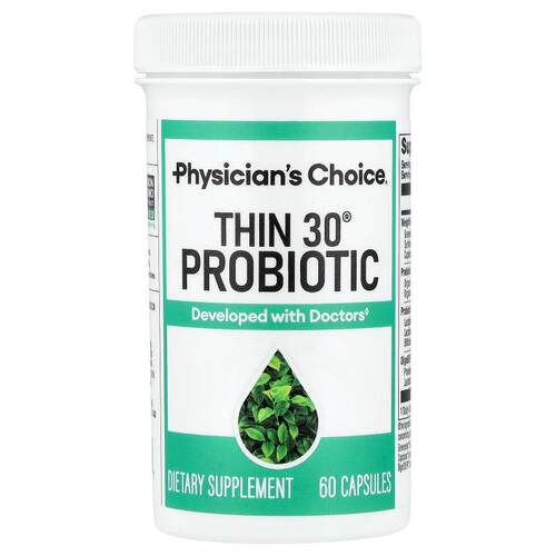 Physician's Choice,Thin 30® Probiotic, 60 Capsules