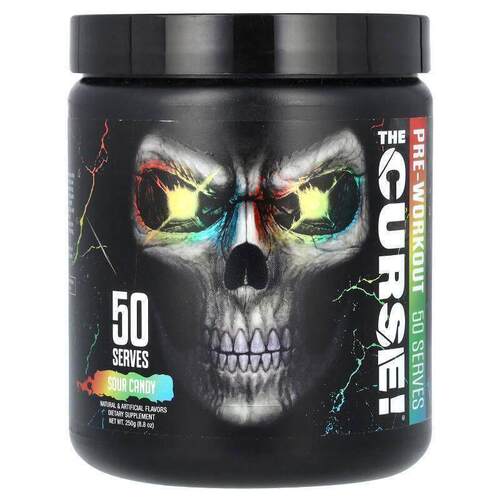 JNX Sports,The Curse, Pre-Workout, Sour Candy, 250 g (8.8 oz