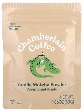 Chamberlain Coffee,Vanilla Matcha Powder, Ceremonial Grade,