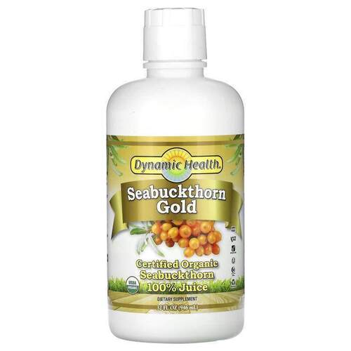 Dynamic Health,Seabuckthorn Gold, Certified Organic Seabuckt