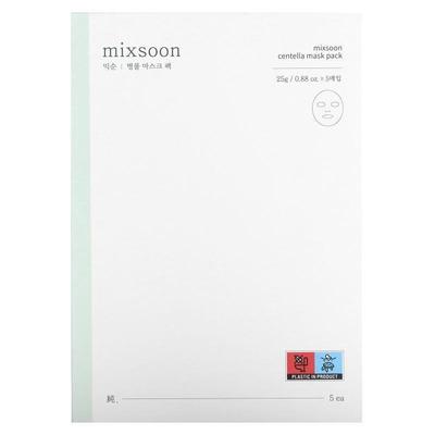 MIxsoon,Centella Beauty Mask Pack, 5 Masks, 0.17 oz (5 g) Ea