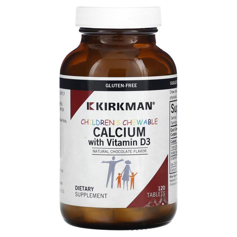 Kirkman Labs,Children's Chewable Calcium with Vitamin D3, Na