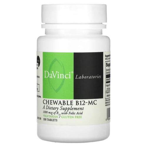 DaVinci Laboratories of Vermont,维生素B12咀嚼片，100片