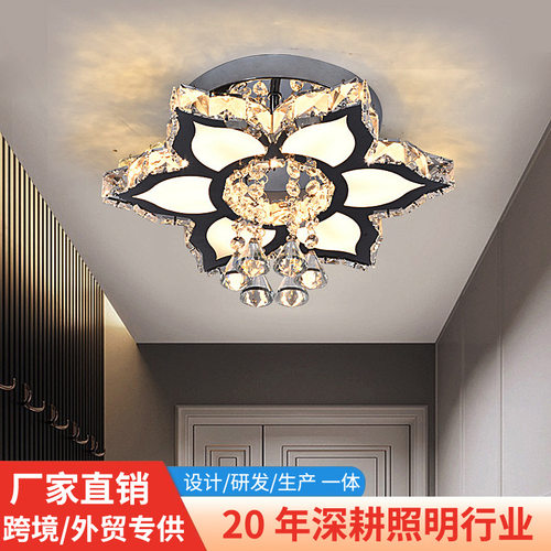 嵌入式LED水晶花型吸顶灯