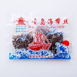 青岛海带丝80後怀旧经典零食60g3小包乾辣咸特产小时候的味道