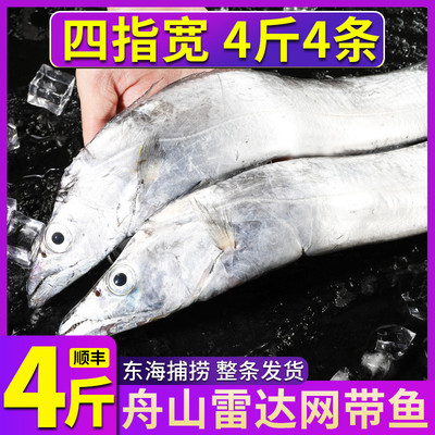 净重4斤不包冰衣特大东海带鱼