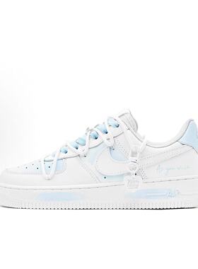 【定制球鞋】Nike Air Force 1 空军一号 心语心愿 DH2920-111